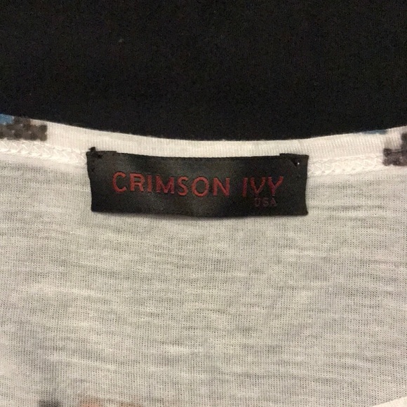 Tribal Print Fringe Tee - Picture 3 of 3